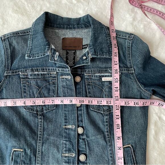 Calvin Klein Vintage Jean Jacket Size Small - Picture 3 of 5